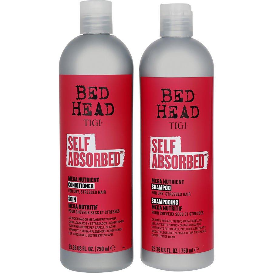Bed Head Self Absorbed Mega Nutrient Shampoo & Conditioner For Dry Hair Tween Duo 750 ml