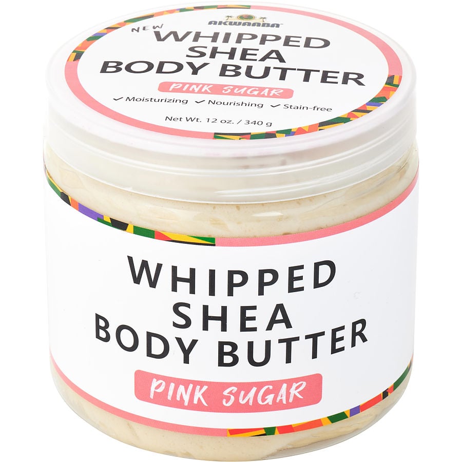 Whipped Shea Butter - Pink Sugar --340g/12oz Akwaaba