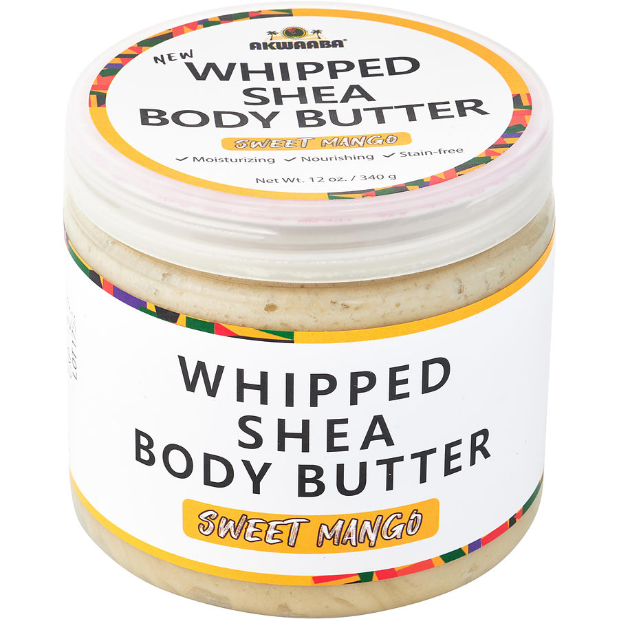 Akwaaba Whipped Shea Butter - Sweet Mango 340g/12oz
