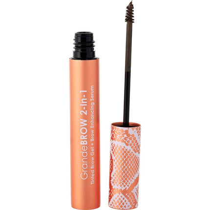 Grande Cosmetics Grandebrow 2-in-1 Tinted Brow Gel + Enhancing Serum - # Medium --3.5ml/0.12oz By Grande Cosmetics