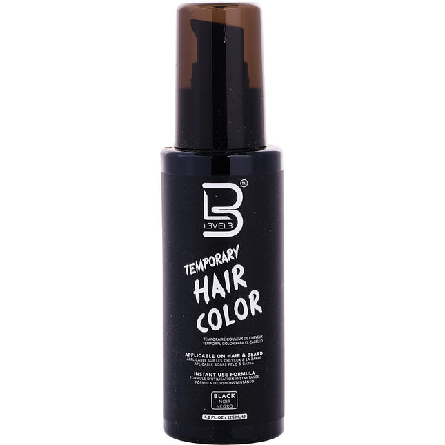 Temporary Beard Color Black 4.2 Oz L3vel3