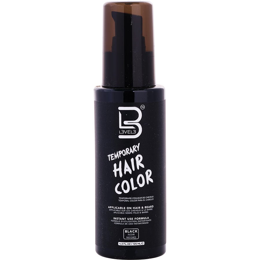 Temporary Beard Color Black 4.2 Oz L3vel3