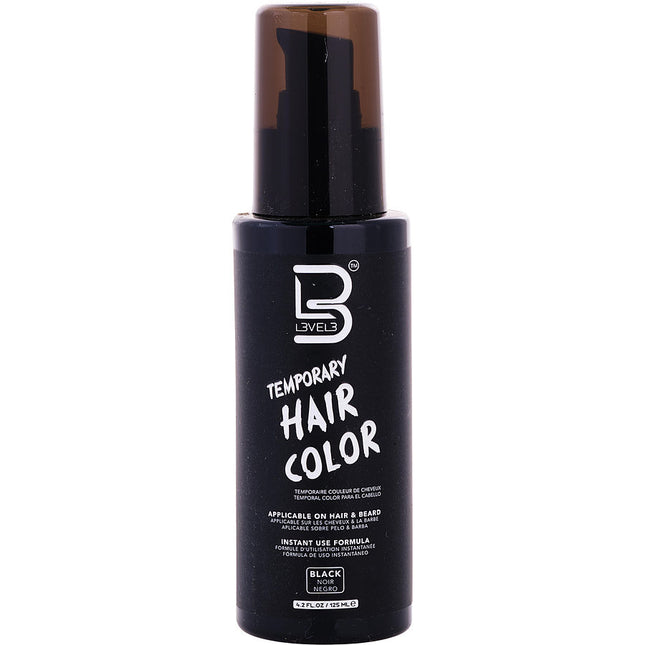 L3vel3 Temporary Beard Color Black 4.2 oz