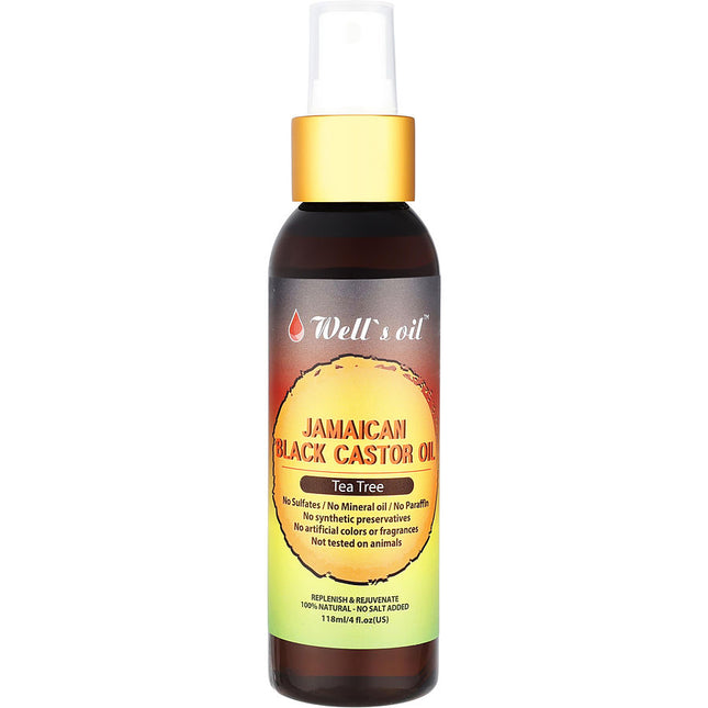 Well's Oil Jamaican Black Castor Spray - Tea Tree 4 oz