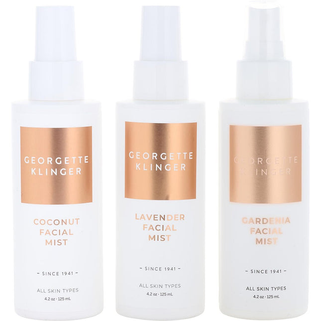 Facial Mist Trio: Coconut + Gardenia + Lavender --2x125ml/4.2oz Georgette Klinger