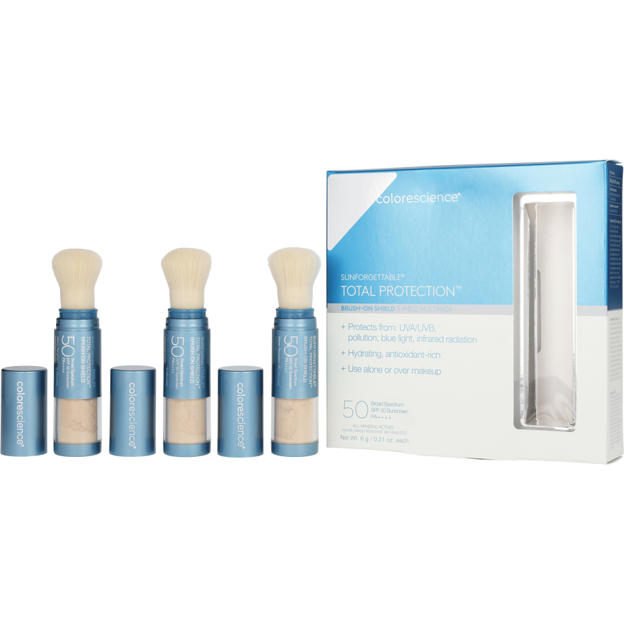 Sunforgettable Total Protection Brush-on Shield Spf 50 - # Tan (multipack) --3x6g/0.21oz Colorescience