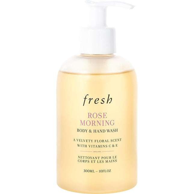 Fresh Rose Morning By Fresh Body & Hand Wash 10 Oz