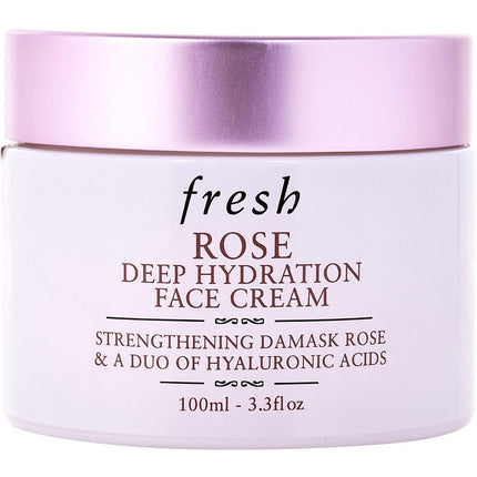 Rose Deep Hydration Face Cream W/damask Rose & Hyaluronic Acids  --100ml/3.3oz