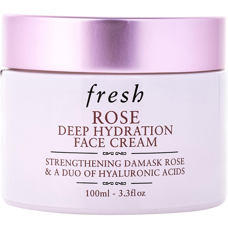 Rose Deep Hydration Face Cream W/damask Rose & Hyaluronic Acids  --100ml/3.3oz Fresh
