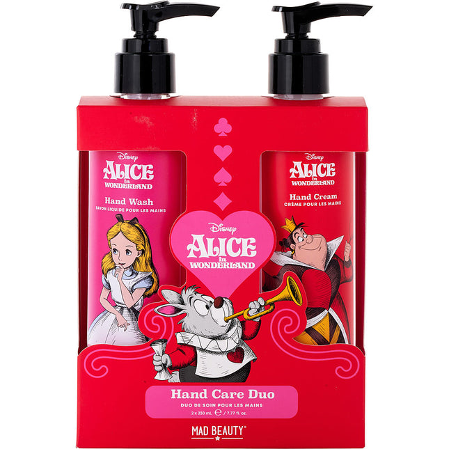 Alice In Wonderland Hand Care Duo: Hand Wash + Hand Cream --2x230ml/7.77oz Mad Beauty