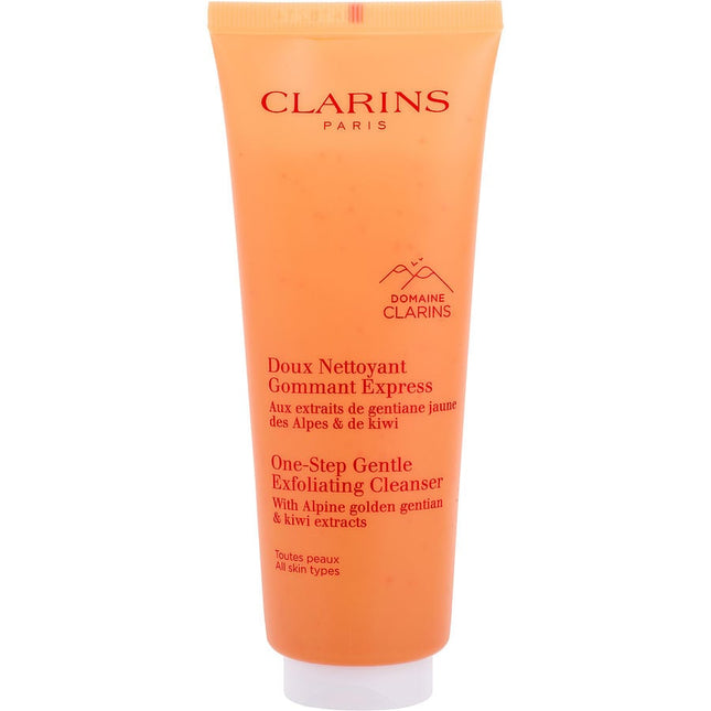 One Step Gentle Exfoliating Cleanser With Alpine Golden Gentian & Kiwi Extracts All Skin Types --125ml/3.9oz Clarins