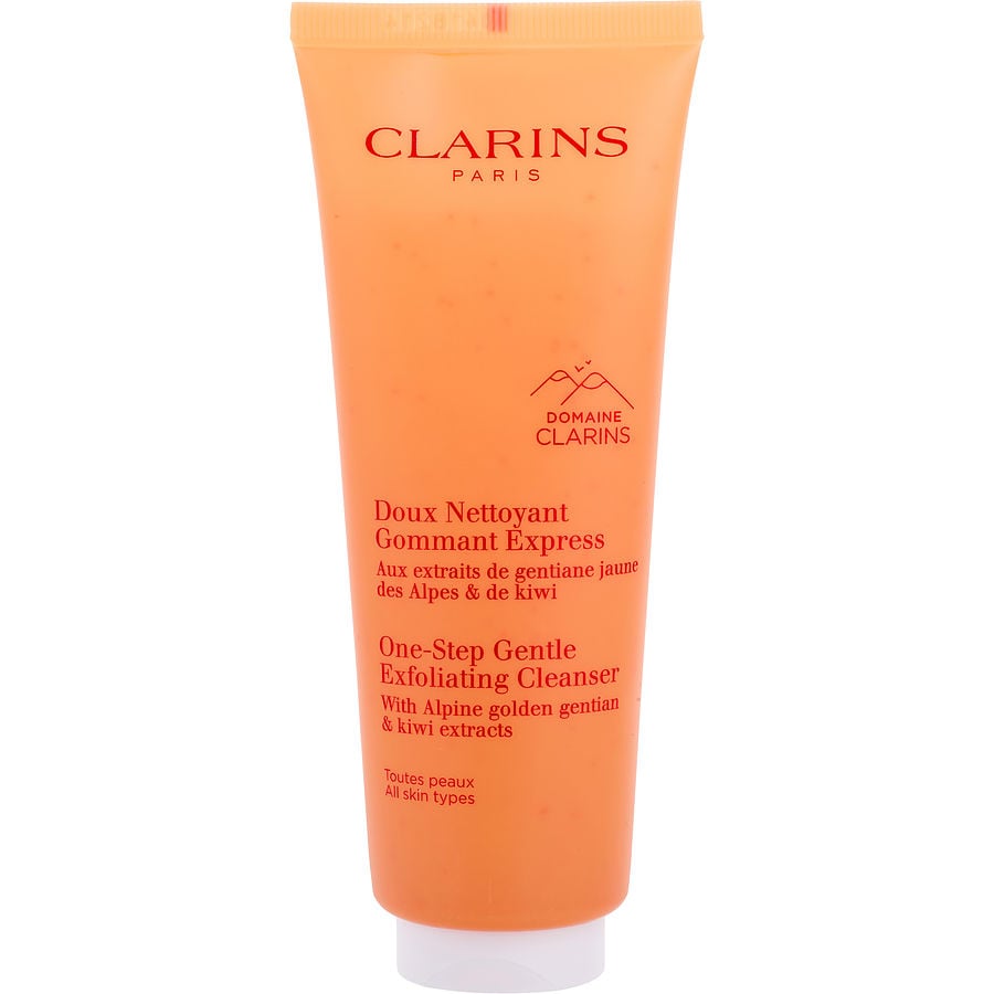 One Step Gentle Exfoliating Cleanser With Alpine Golden Gentian & Kiwi Extracts All Skin Types --125ml/3.9oz Clarins