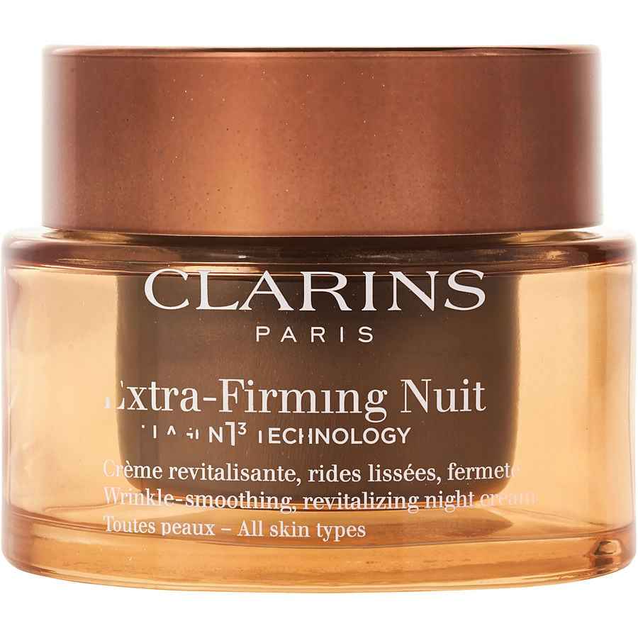 Clarins Extra-Firming Nuit [Collagen]³ Technology Wrinkle Smoothing Revitalizing Night Cream Refillable - All Skin Types 50ml/1.6oz