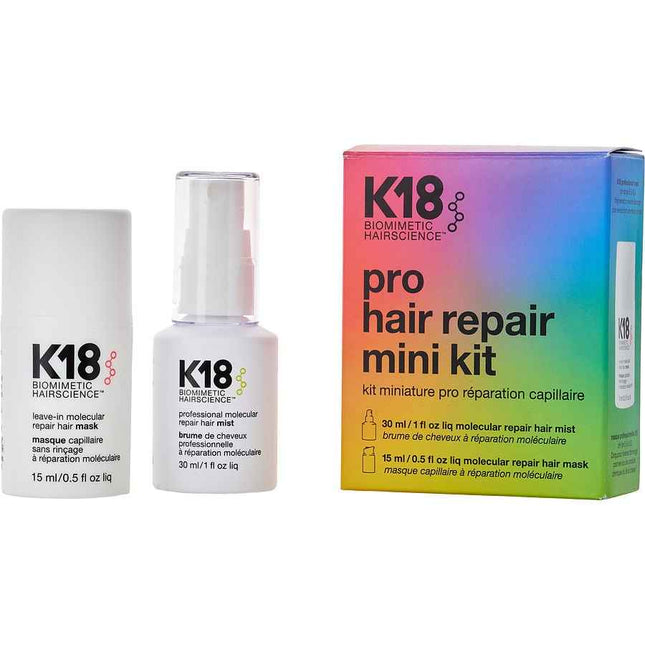 K18 Pro Hair Repair Mini Kit: Molecular Mist 30 ml & Mask 15