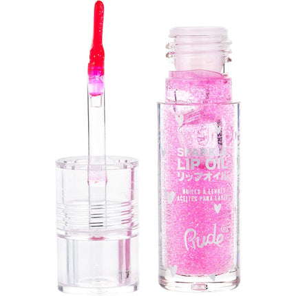 Rude Cosmetics Manga Collection Sparkle Lip Oil - Strawberry --4g/0.14oz By Rude Cosmetics