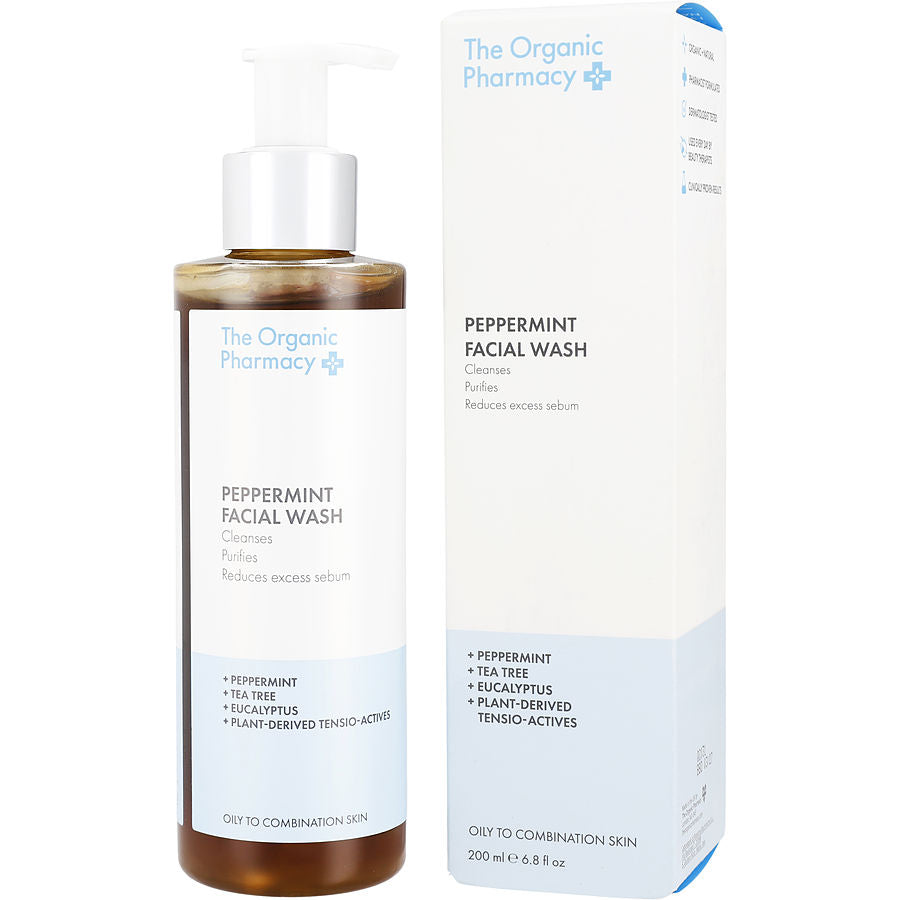 The Organic Pharmacy Peppermint Facial Wash 200ml/6.8oz