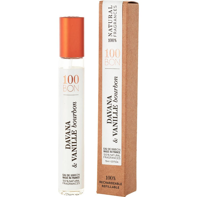100bon Davana & Vanille Bourbon By 100bon Eau De Cologne Refillable Spray 0.5 Oz