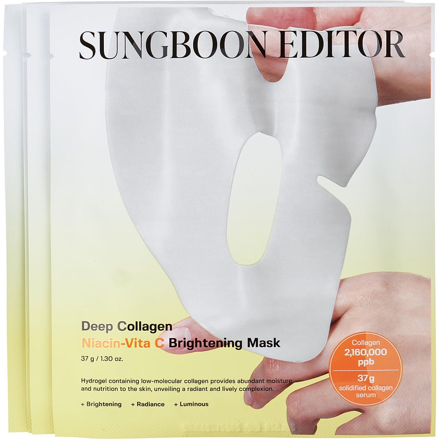 Sungboon Editor Deep Collagen Niacin Vita C Brightening Mask 4x37g/1.3oz
