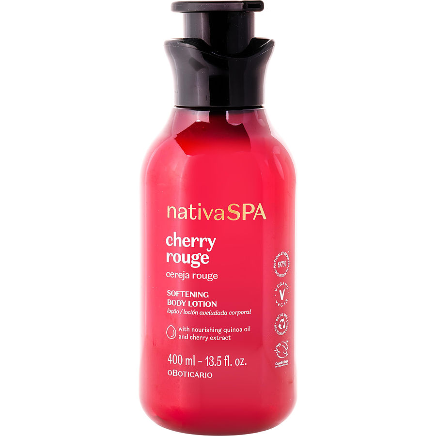 Nativa Spa Cherry Rouge Softening Body Lotion 400ml/13.5oz