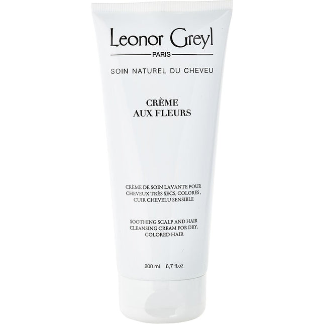 Creme Aux Fleurs (soothing Scalp And Hair Cleansing Cream For Dry, Colored Hair) 6.7 Oz Leonor Greyl