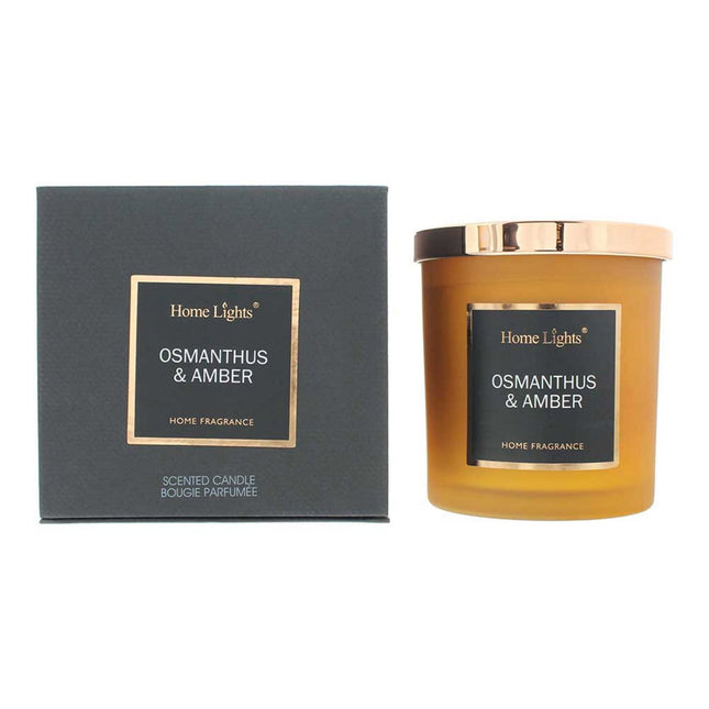 Home Lights Osmanthus & Amber Scented Candle 215g for Unisex