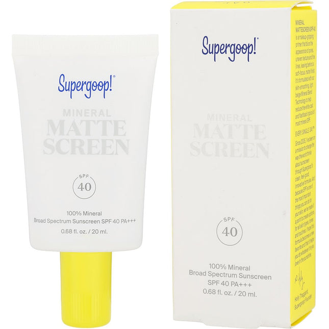 Supergoop Mineral Mattescreen Spf 40 Pa +++ 20ml/0.68oz