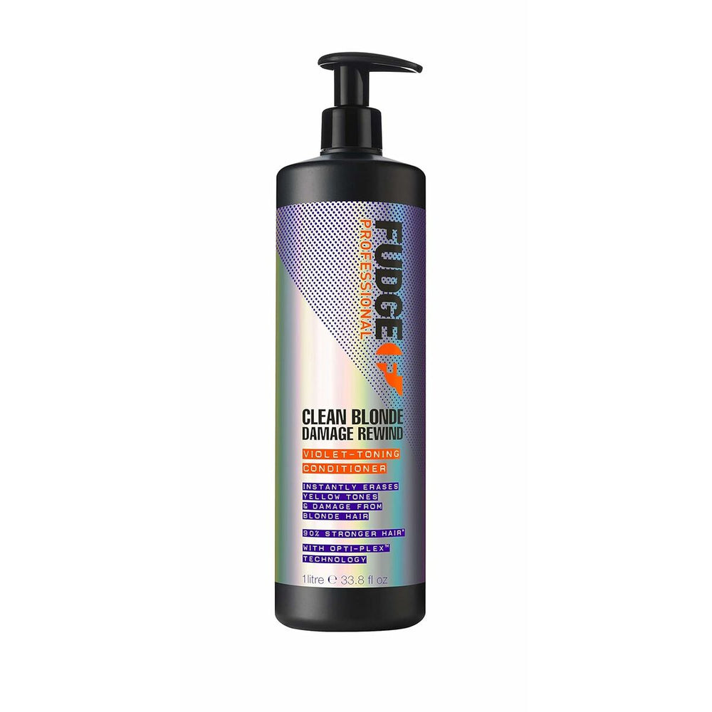 Fudge Clean Blonde Damage Rewind Violet Toning Conditioner 1000ml, 1000 ml for Unisex