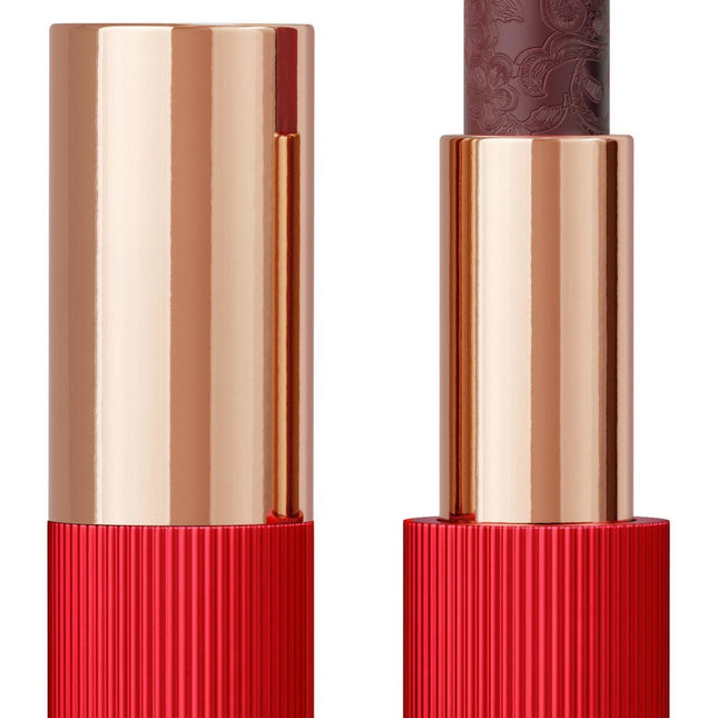 La Perla Matte Silk Lipstick - #108 - Plum Red - 3.5g, 3 g for Unisex