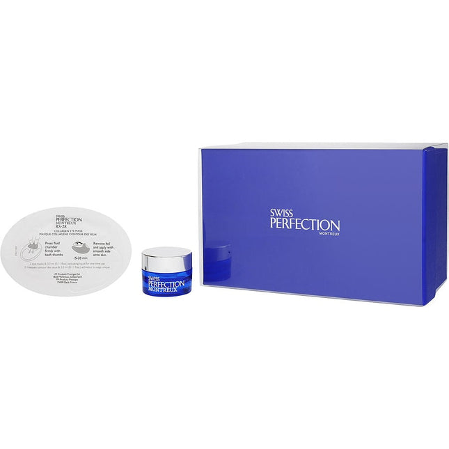 Swiss Perfection Rs-28 Cellular Eye Contour Solution Set: Nourishing Cream 5m + Mask Activator 7x3.3ml Collagen 7 X3.3ml --3pcs