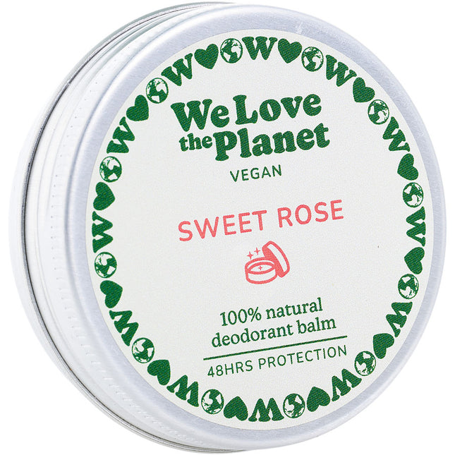 We Love The Planet Deodorant Balm - Sweet Rose (Vegan) 35g/1.2oz