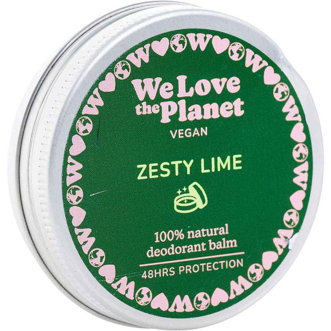 We Love The Planet Deodorant Balm - Zesty Lime (Vegan) 35g/1.2oz