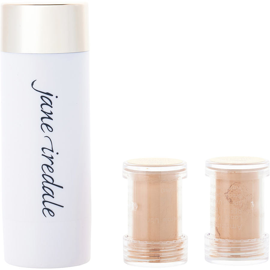 Jane Iredale Amazing Base Loose Mineral Powder Spf 20 Refillable Brush + 2 Refills