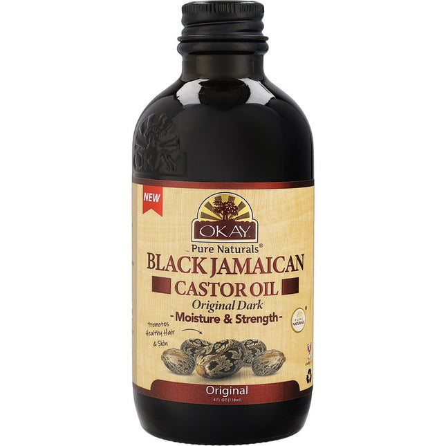 Okay Pure Naturals Black Jamaican Castor Oil 4 oz
