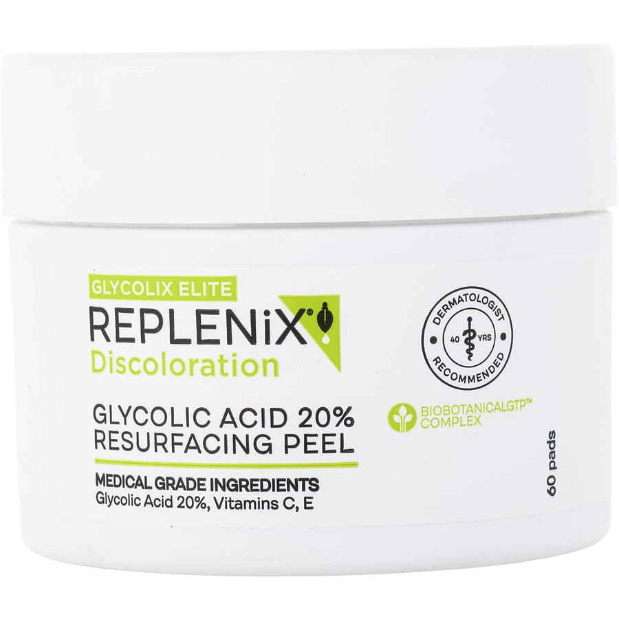 Replenix Discoloration Glycolic Acid 20% Resurfacing Peel 60pads