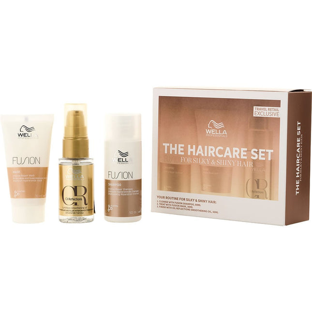 Wella Fusion Shampoo 50 ml & Mask 30 Oil Reflections Smoothening