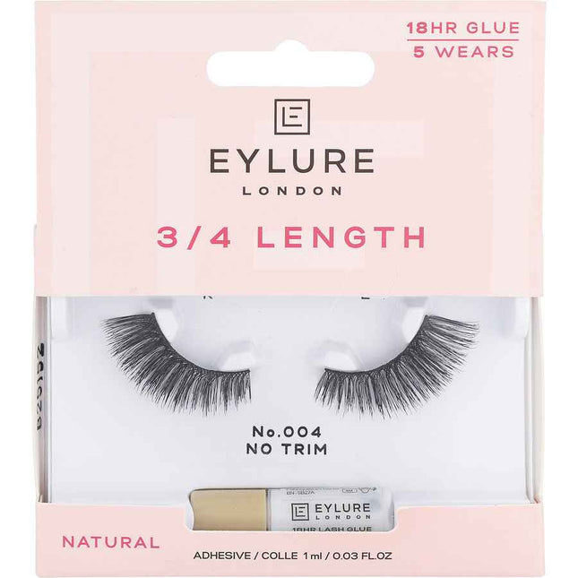 Eylure 3/4 Length False Eyelashes (Adhesive Included) -# 004