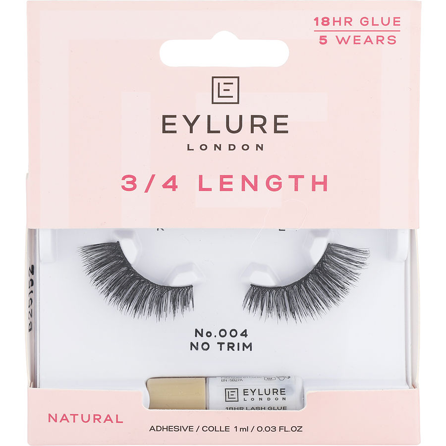 Eylure 3/4 Length False Eyelashes (Adhesive Included) -# 004