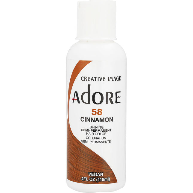 Adore Semi Permanent Hair Color Vegan And Cruelty Free 058 Cinnamon 4 oz