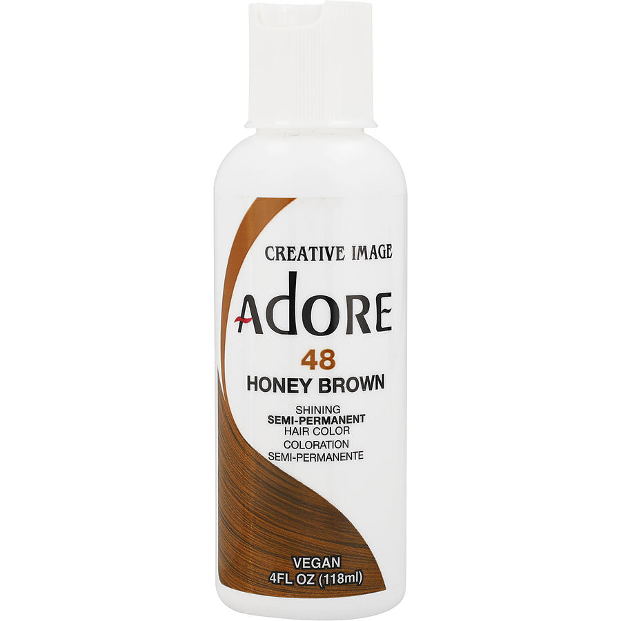 Adore Semi Permanent Hair Color Vegan And Cruelty Free 048 Honey Brown 4 oz