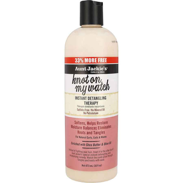 Aunt Jackies Curls And Coils Knot On My Watch Instant Hair Detangling Therapy 16 oz