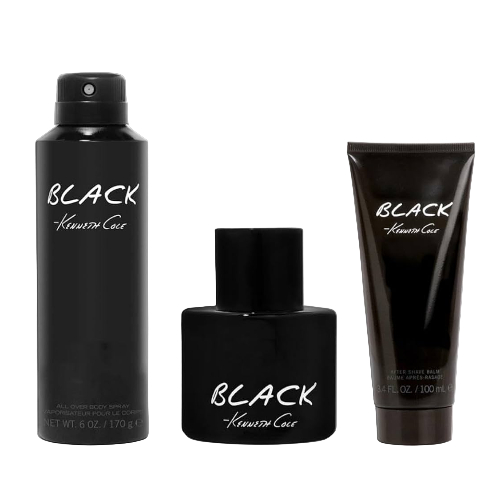 Kenneth Cole Black 3 Piece Gift Set for Men