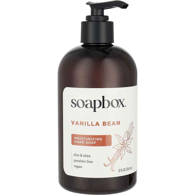 Soapbox Vanilla Bean Moisturizing Hand Soap 12oz