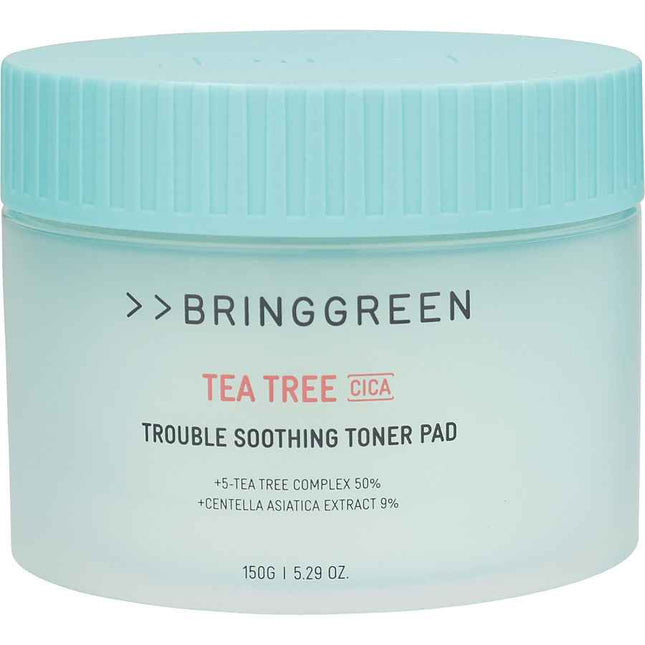 Bring Green Tea Tree Cica Trouble Soothing Toner Pad (90 Ct) 150g/5.29oz