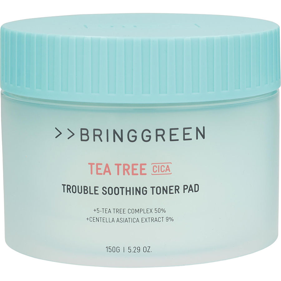 Bring Green Tea Tree Cica Trouble Soothing Toner Pad (90 Ct) 150g/5.29oz