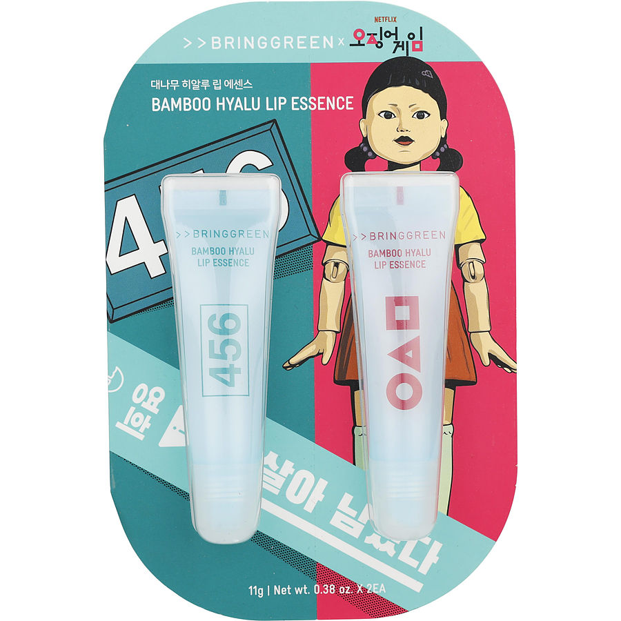 Bring Green Bamboo Hyalu Lip Essence Double Set --2x11g/11ml