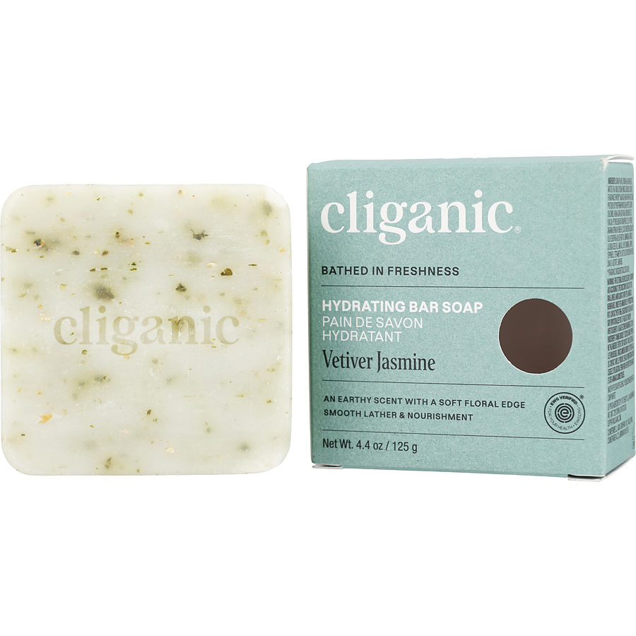 Cliganic Hydrating Bar Soap - Vetiver Jasmine 125g/4.4oz