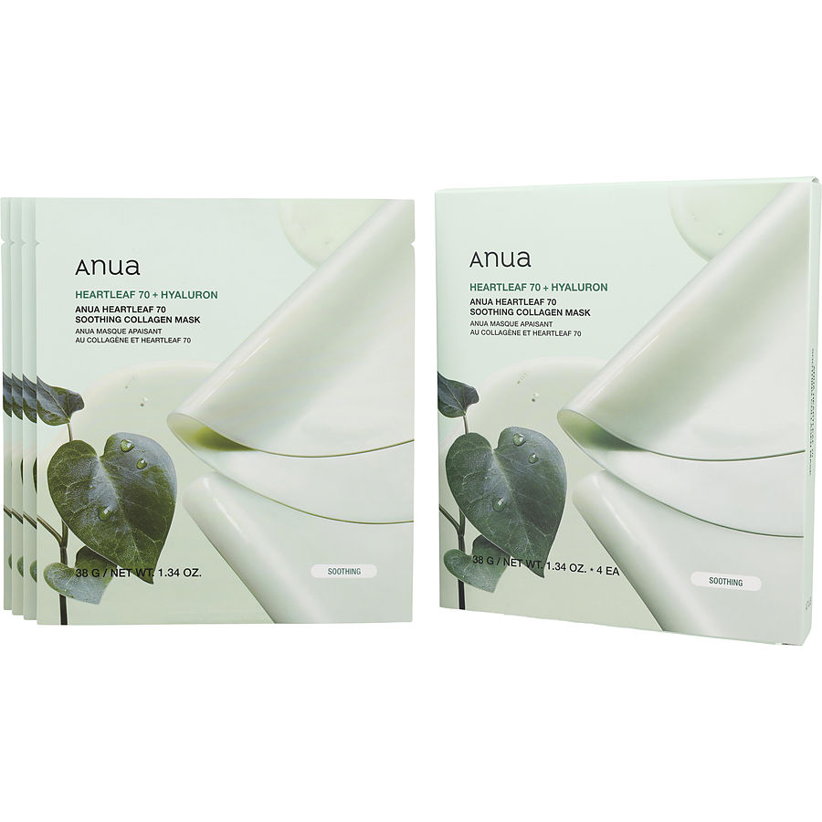 Anua Heartleaf 70 Soothing Collagen Mask 4x38g/1.34oz