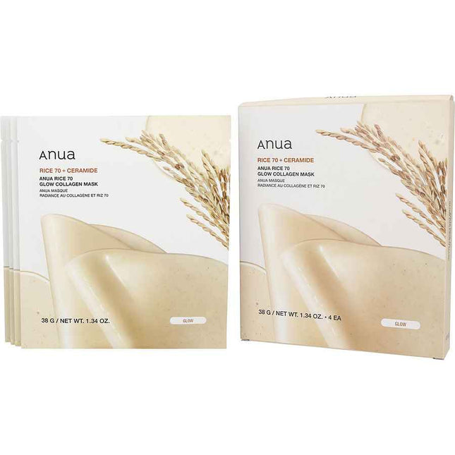 Anua Rice 70 Glow Collagen Mask 4x38g/1.34oz