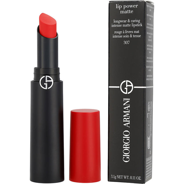 Giorgio Armani Lip Power Matte Longwear & Caring Intense Matte Lipstick 3.3g/0.11oz