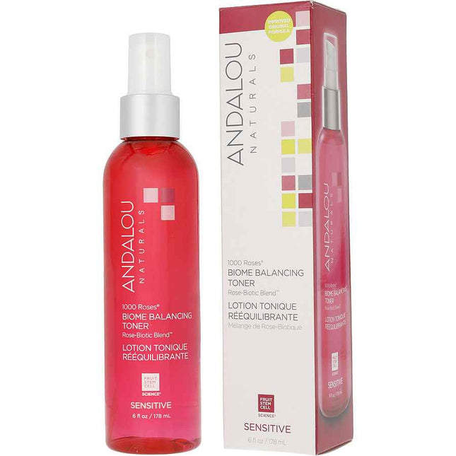 Andalou Naturals Sensitive 1000 Roses Biome Balancing Toner 180ml/6oz